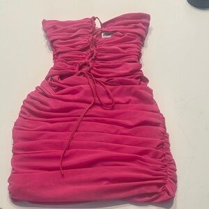 Mistress Rocks Vibrant Ruched Dress